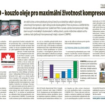 technický týdeník - kompresorové oleje